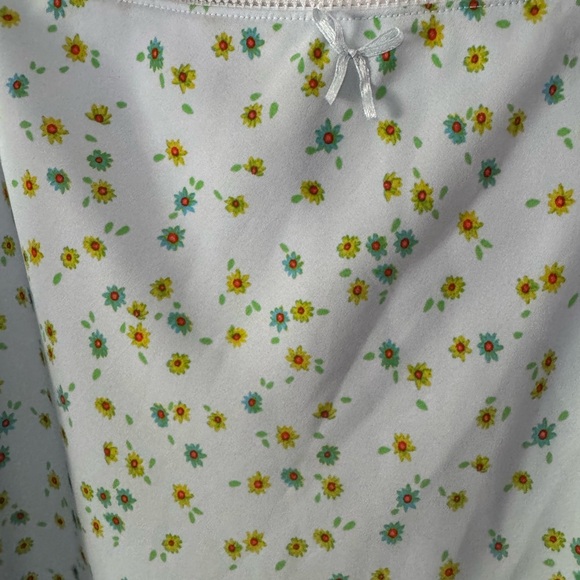 Wild Fable Light Blue Floral Skater Skirt - Picture 2 of 2